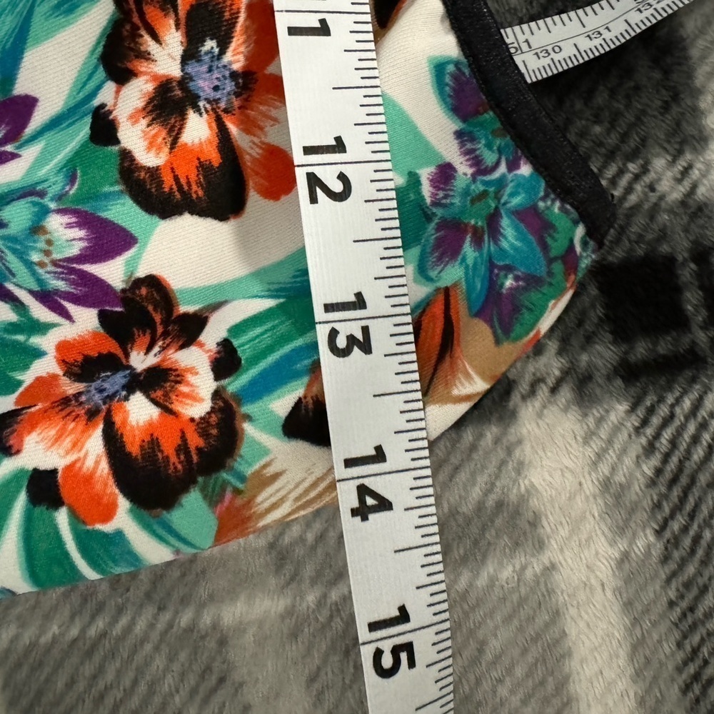 bisou bisou Floral Skirt, Women, Medium Y2K Elastic Waist, tropical - Picture 7 of 8